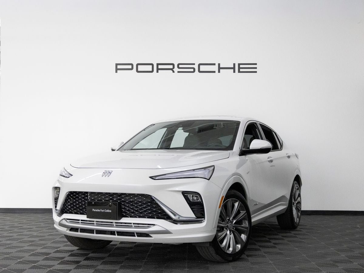 2024 Buick Envista Avenir in White Frost Tricoat — front three-quarter view