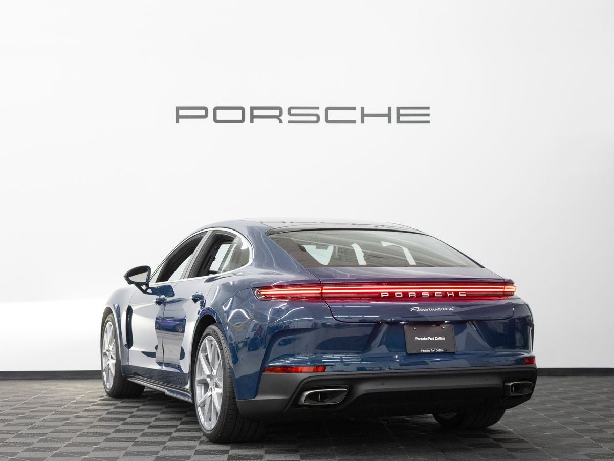 2026 Porsche Panamera — rear three-quarter view