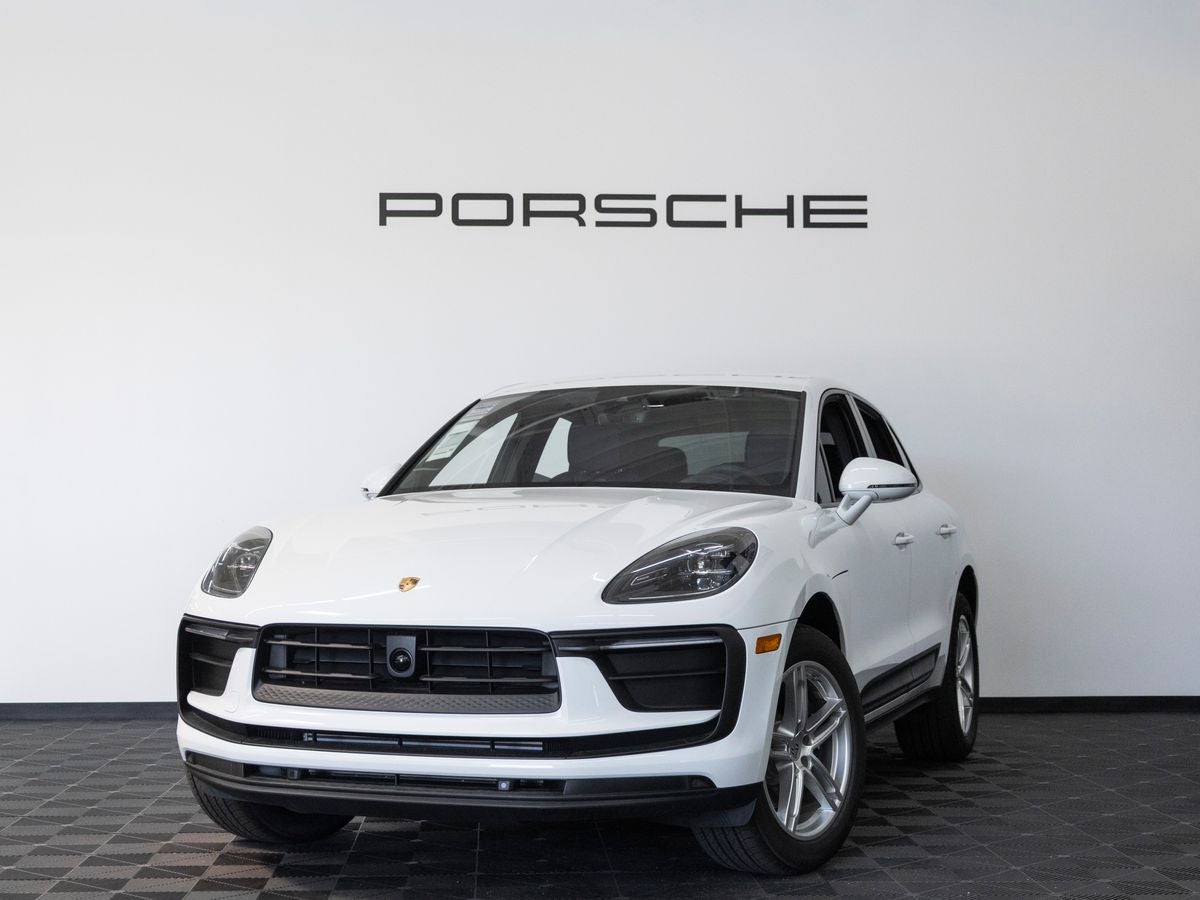 2026 Porsche Macan Macan in White — front three-quarter view