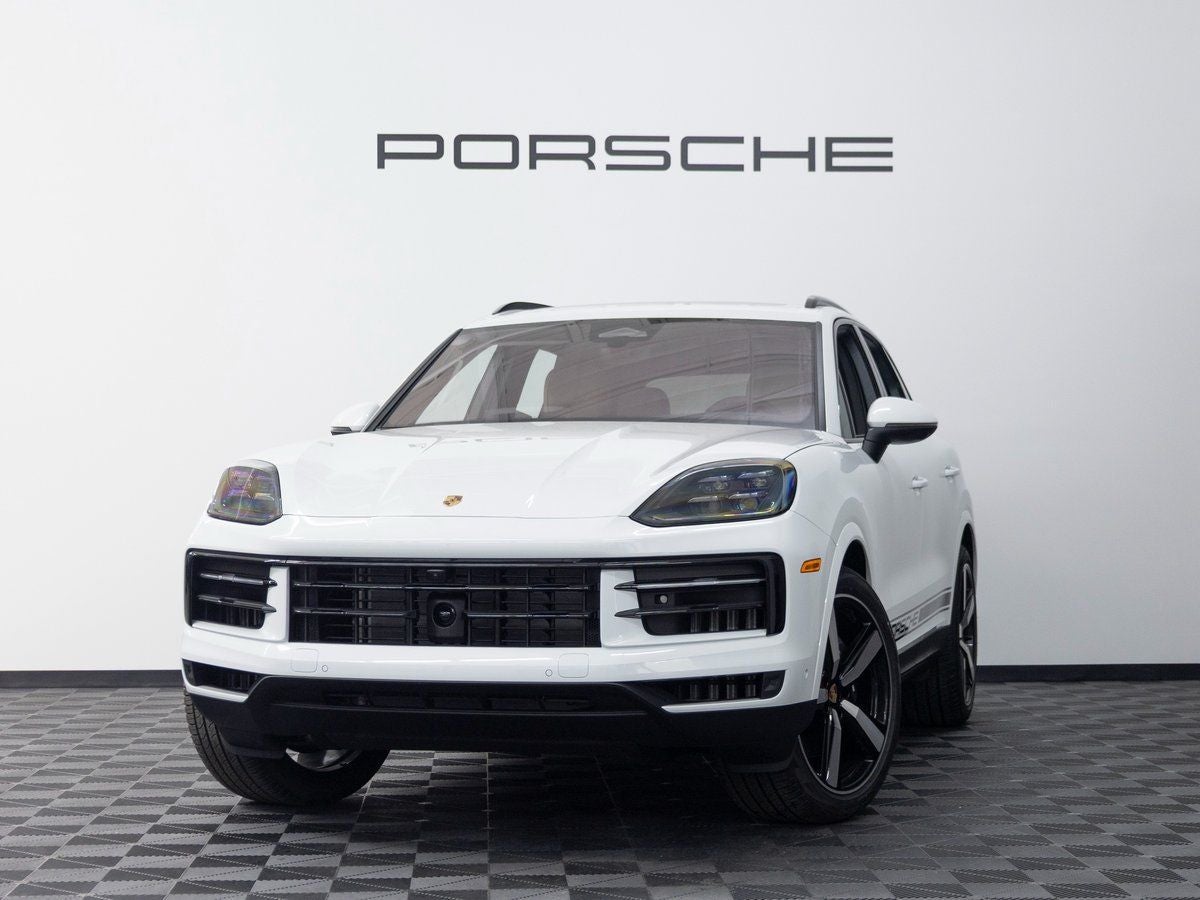 2026 Porsche Cayenne Cayenne in White — front three-quarter view