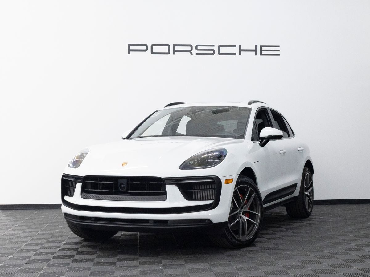 2026 Porsche Macan Macan S in White — front three-quarter view